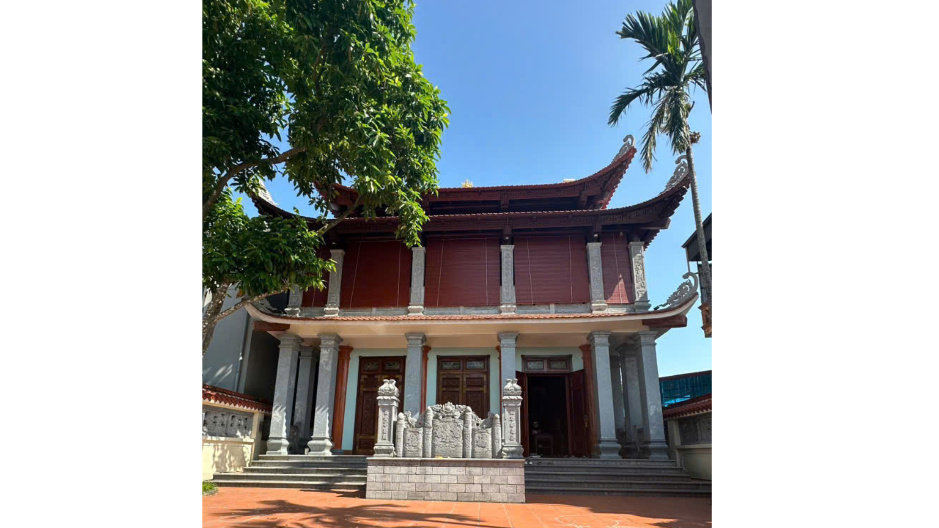 Nhà Gỗ 3 Gian Trên Tầng 2 Bằng Gỗ Lim Lào Tại Hải Dương